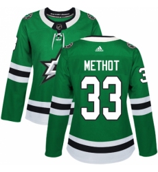 Women's Adidas Dallas Stars #33 Marc Methot Authentic Green Home NHL Jersey