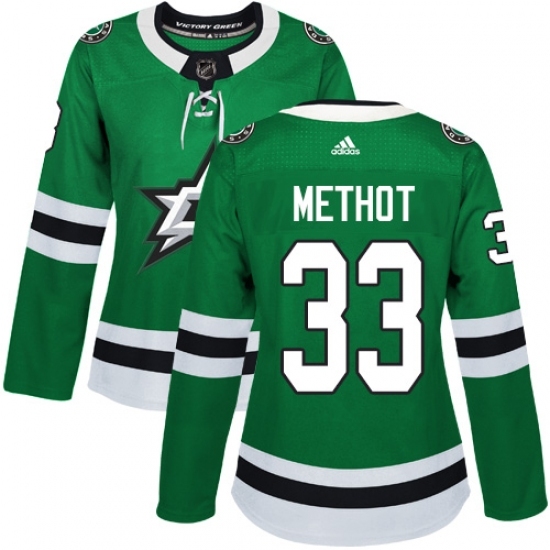 Women's Adidas Dallas Stars #33 Marc Methot Authentic Green Home NHL Jersey Women's Adidas Dallas Stars #33 Marc Methot Authentic Green Home NHL Jersey