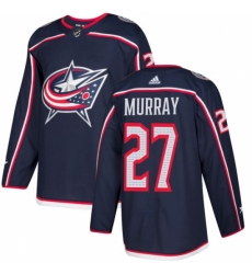 Youth Adidas Columbus Blue Jackets #27 Ryan Murray Authentic Navy Blue Home NHL Jersey