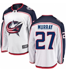 Youth Columbus Blue Jackets #27 Ryan Murray Fanatics Branded White Away Breakaway NHL Jersey