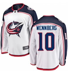 Youth Columbus Blue Jackets #10 Alexander Wennberg Fanatics Branded White Away Breakaway NHL Jersey Youth Columbus Blue Jackets #10 Alexander Wennberg Fanatics Branded White Away Breakaway NHL Jersey