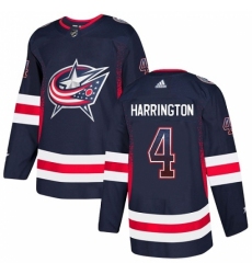 Men's Adidas Columbus Blue Jackets #4 Scott Harrington Authentic Navy Blue Drift Fashion NHL Jersey Men's Adidas Columbus Blue Jackets #4 Scott Harrington Authentic Navy Blue Drift Fashion NHL Jersey