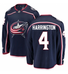 Youth Columbus Blue Jackets #4 Scott Harrington Fanatics Branded Navy Blue Home Breakaway NHL Jersey Youth Columbus Blue Jackets #4 Scott Harrington Fanatics Branded Navy Blue Home Breakaway NHL Jersey