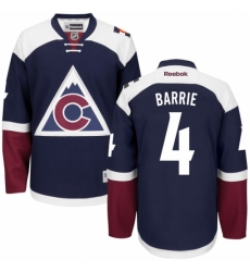 Youth Reebok Colorado Avalanche #4 Tyson Barrie Authentic Blue Third NHL Jersey