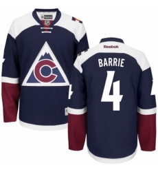 Youth Reebok Colorado Avalanche #4 Tyson Barrie Premier Blue Third NHL Jersey