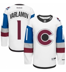 Men's Reebok Colorado Avalanche #1 Semyon Varlamov Authentic White 2016 Stadium Series NHL Jersey Men's Reebok Colorado Avalanche #1 Semyon Varlamov Authentic White 2016 Stadium Series NHL Jersey