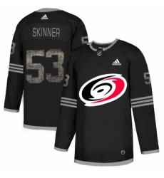 Men's Adidas Carolina Hurricanes #53 Jeff Skinner Black Authentic Classic Stitched NHL Jersey