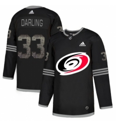 Men's Adidas Carolina Hurricanes #33 Scott Darling Black Authentic Classic Stitched NHL Jersey