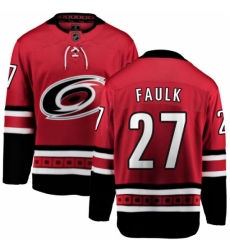 Men's Carolina Hurricanes #27 Justin Faulk Fanatics Branded Red Home Breakaway NHL Jersey Men's Carolina Hurricanes #27 Justin Faulk Fanatics Branded Red Home Breakaway NHL Jersey