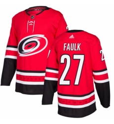 Youth Adidas Carolina Hurricanes #27 Justin Faulk Premier Red Home NHL Jersey Youth Adidas Carolina Hurricanes #27 Justin Faulk Premier Red Home NHL Jersey