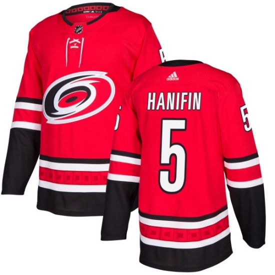 Youth Adidas Carolina Hurricanes #5 Noah Hanifin Premier Red Home NHL Jersey Youth Adidas Carolina Hurricanes #5 Noah Hanifin Premier Red Home NHL Jersey