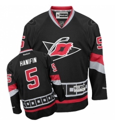 Youth Reebok Carolina Hurricanes #5 Noah Hanifin Premier Black Third NHL Jersey Youth Reebok Carolina Hurricanes #5 Noah Hanifin Premier Black Third NHL Jersey