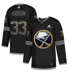 Men's Adidas Buffalo Sabres #33 Jason Kasdorf Black Authentic Classic Stitched NHL Jersey