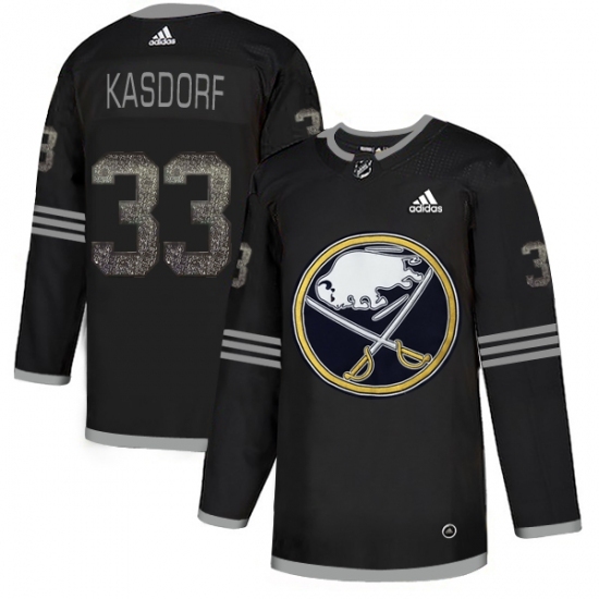Men's Adidas Buffalo Sabres #33 Jason Kasdorf Black Authentic Classic Stitched NHL Jersey Men's Adidas Buffalo Sabres #33 Jason Kasdorf Black Authentic Classic Stitched NHL Jersey