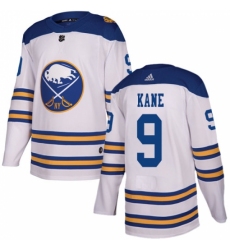 Youth Adidas Buffalo Sabres #9 Evander Kane Authentic White 2018 Winter Classic NHL Jersey
