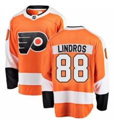 Men's Philadelphia Flyers #88 Eric Lindros Fanatics Branded Orange Home Breakaway NHL Jersey Men's Philadelphia Flyers #88 Eric Lindros Fanatics Branded Orange Home Breakaway NHL Jersey