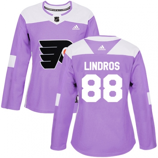 Women's Adidas Philadelphia Flyers #88 Eric Lindros Authentic Purple Fights Cancer Practice NHL Jersey Women's Adidas Philadelphia Flyers #88 Eric Lindros Authentic Purple Fights Cancer Practice NHL Jersey