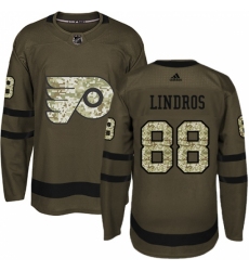 Youth Adidas Philadelphia Flyers #88 Eric Lindros Authentic Green Salute to Service NHL Jersey Youth Adidas Philadelphia Flyers #88 Eric Lindros Authentic Green Salute to Service NHL Jersey