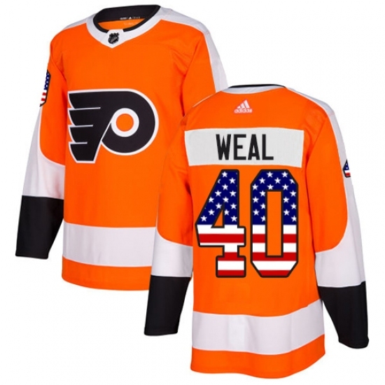 Youth Adidas Philadelphia Flyers #40 Jordan Weal Authentic Orange USA Flag Fashion NHL Jersey Youth Adidas Philadelphia Flyers #40 Jordan Weal Authentic Orange USA Flag Fashion NHL Jersey