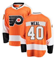 Youth Philadelphia Flyers #40 Jordan Weal Fanatics Branded Orange Home Breakaway NHL Jersey