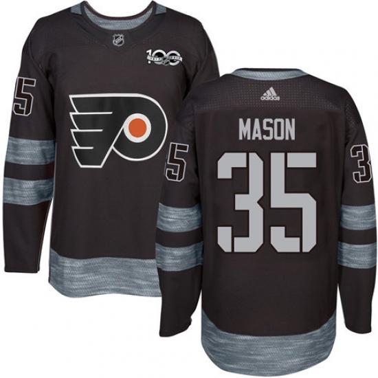 Adidas Philadelphia Flyers #35 Steve Mason Black 1917-2017 100th Anniversary Stitched NHL Jersey Adidas Philadelphia Flyers #35 Steve Mason Black 1917-2017 100th Anniversary Stitched NHL Jersey
