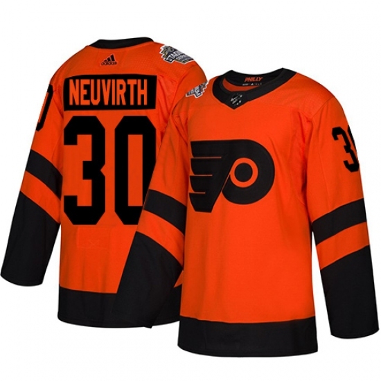 Men's Adidas Philadelphia Flyers #30 Michal Neuvirth Orange Authentic 2019 Stadium Series Stitched NHL Jersey Men's Adidas Philadelphia Flyers #30 Michal Neuvirth Orange Authentic 2019 Stadium Series Stitched NHL Jersey