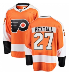 Men's Philadelphia Flyers #27 Ron Hextall Fanatics Branded Orange Home Breakaway NHL Jersey