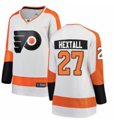 Women's Philadelphia Flyers #27 Ron Hextall Fanatics Branded White Away Breakaway NHL Jersey