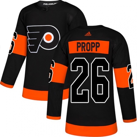 Youth Adidas Philadelphia Flyers #26 Brian Propp Premier Black Alternate NHL Jersey Youth Adidas Philadelphia Flyers #26 Brian Propp Premier Black Alternate NHL Jersey