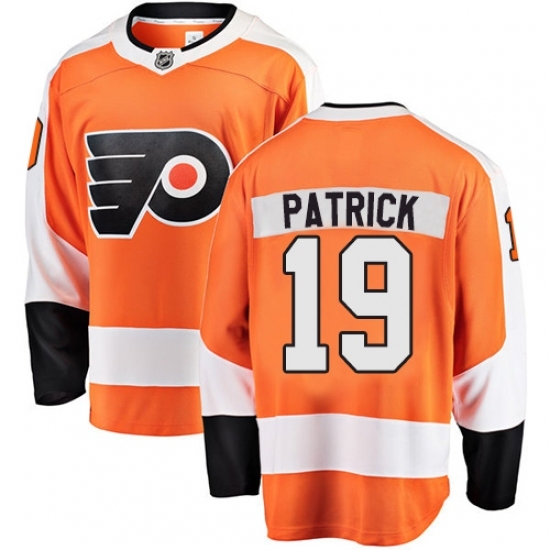 Men's Philadelphia Flyers #19 Nolan Patrick Fanatics Branded Orange Home Breakaway NHL Jersey Men's Philadelphia Flyers #19 Nolan Patrick Fanatics Branded Orange Home Breakaway NHL Jersey