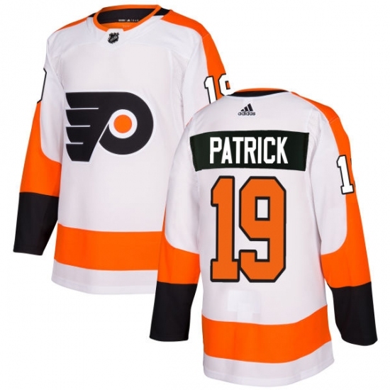 Youth Adidas Philadelphia Flyers #19 Nolan Patrick Authentic White Away NHL Jersey Youth Adidas Philadelphia Flyers #19 Nolan Patrick Authentic White Away NHL Jersey