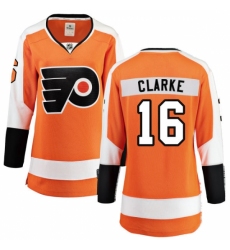 Women's Philadelphia Flyers #16 Bobby Clarke Fanatics Branded Orange Home Breakaway NHL Jersey