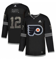 Men's Adidas Philadelphia Flyers #12 Michael Raffl Black Authentic Classic Stitched NHL Jersey