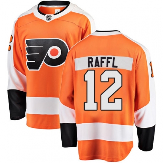 Men's Philadelphia Flyers #12 Michael Raffl Fanatics Branded Orange Home Breakaway NHL Jersey Men's Philadelphia Flyers #12 Michael Raffl Fanatics Branded Orange Home Breakaway NHL Jersey