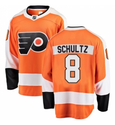 Youth Philadelphia Flyers #8 Dave Schultz Fanatics Branded Orange Home Breakaway NHL Jersey