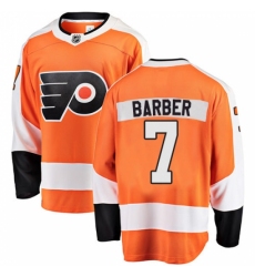 Youth Philadelphia Flyers #7 Bill Barber Fanatics Branded Orange Home Breakaway NHL Jersey