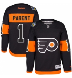 Youth Reebok Philadelphia Flyers #1 Bernie Parent Authentic Black 2017 Stadium Series NHL Jersey Youth Reebok Philadelphia Flyers #1 Bernie Parent Authentic Black 2017 Stadium Series NHL Jersey