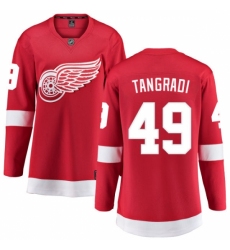 Women's Detroit Red Wings #49 Eric Tangradi Fanatics Branded Red Home Breakaway NHL Jersey Women's Detroit Red Wings #49 Eric Tangradi Fanatics Branded Red Home Breakaway NHL Jersey