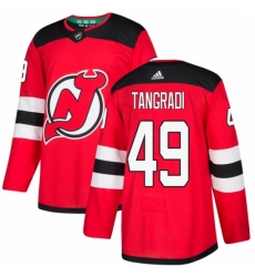 Youth Adidas New Jersey Devils #49 Eric Tangradi Authentic Red Home NHL Jersey Youth Adidas New Jersey Devils #49 Eric Tangradi Authentic Red Home NHL Jersey