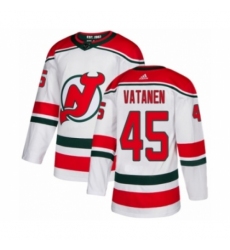 Men's Adidas New Jersey Devils #45 Sami Vatanen Premier White Alternate NHL Jersey