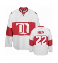 Men's Reebok Detroit Red Wings #22 Wade Megan Premier White Third NHL Jersey