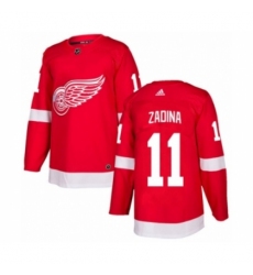 Youth Adidas Detroit Red Wings #11 Filip Zadina Premier Red Home NHL Jersey