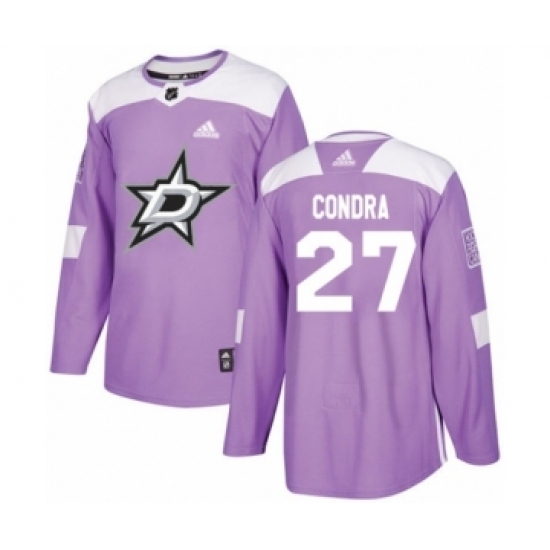 Youth Adidas Dallas Stars #27 Erik Condra Authentic Purple Fights Cancer Practice NHL Jersey Youth Adidas Dallas Stars #27 Erik Condra Authentic Purple Fights Cancer Practice NHL Jersey