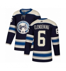 Youth Adidas Columbus Blue Jackets #6 Adam Clendening Premier Navy Blue Alternate NHL Jersey Youth Adidas Columbus Blue Jackets #6 Adam Clendening Premier Navy Blue Alternate NHL Jersey