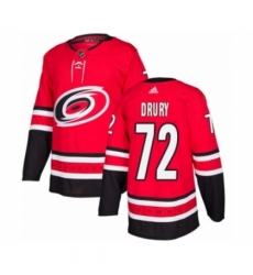 Men's Adidas Carolina Hurricanes #72 Jack Drury Premier Red Home NHL Jersey