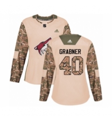 Women's Adidas Arizona Coyotes #40 Michael Grabner Authentic Camo Veterans Day Practice NHL Jersey Women's Adidas Arizona Coyotes #40 Michael Grabner Authentic Camo Veterans Day Practice NHL Jersey