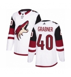 Youth Adidas Arizona Coyotes #40 Michael Grabner Authentic White Away NHL Jersey Youth Adidas Arizona Coyotes #40 Michael Grabner Authentic White Away NHL Jersey