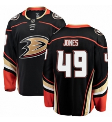 Men's Anaheim Ducks #49 Max Jones Authentic Black Home Fanatics Branded Breakaway NHL Jersey Men's Anaheim Ducks #49 Max Jones Authentic Black Home Fanatics Branded Breakaway NHL Jersey