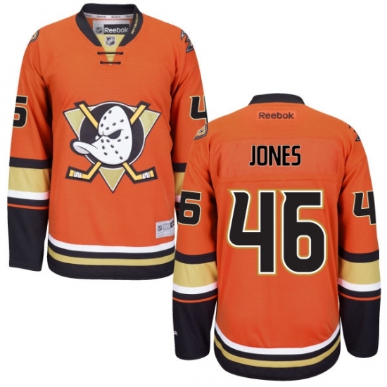 Youth Reebok Anaheim Ducks #46 Max Jones Authentic Orange Third NHL Jersey Youth Reebok Anaheim Ducks #46 Max Jones Authentic Orange Third NHL Jersey