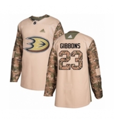 Men's Adidas Anaheim Ducks #23 Brian Gibbons Authentic Camo Veterans Day Practice NHL Jersey Men's Adidas Anaheim Ducks #23 Brian Gibbons Authentic Camo Veterans Day Practice NHL Jersey